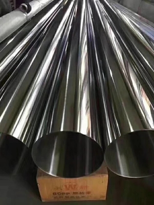 Customized Length Stainless Steel Seamless Pipe MOQ 1 Ton Standard Export Package