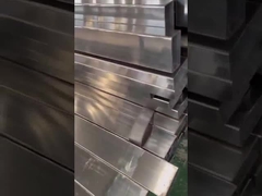 Tubo rectangular de acero inoxidable